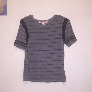 Stripped jersey tee